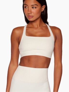 SET Active Luxform Racer Bra Cream White Size M